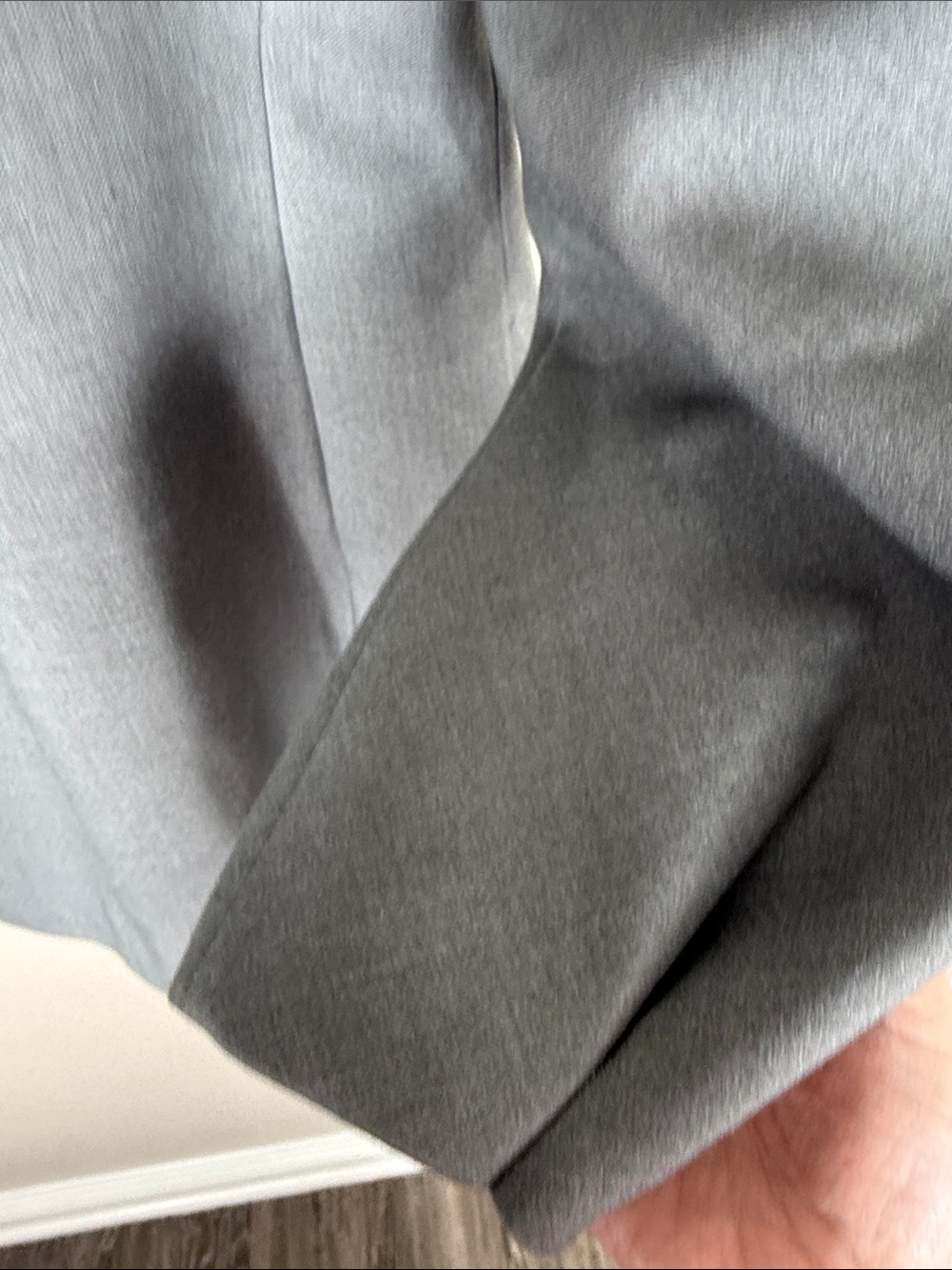 Helsa The Curvilinear Blazer Charcoal Gray - Picture 13 of 14